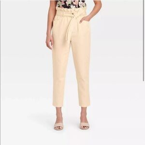 Who What Wear Paperbag Ankle Fit Pants